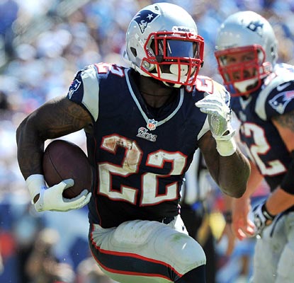 Stevan Ridley comes up big in his debut as the Patriots' top back, rushing for 125 yards and a touchdown.  (US Presswire)