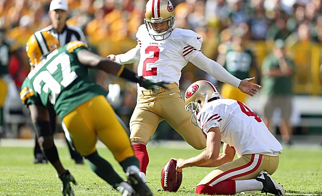 Great or not, David Akers has a slim chance to get into the Pro Football Hall. (Getty Images)
