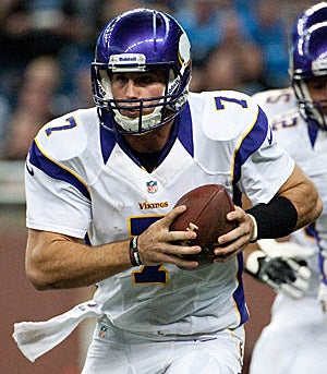 Christian Ponder and the Vikings start at 3-1. Few people saw that coming. (US Presswire)