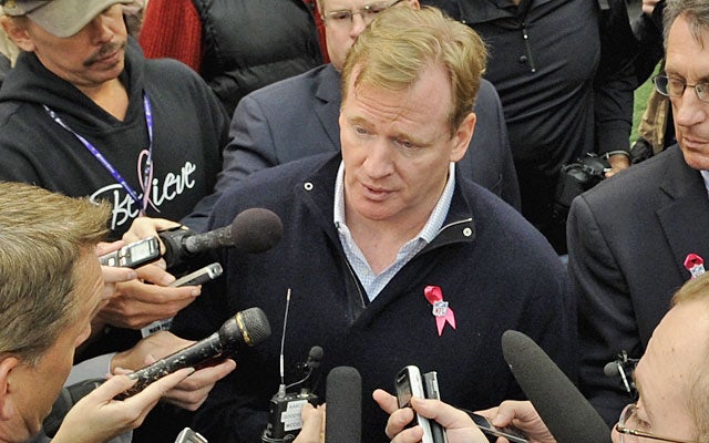 Roger Goodell announced Tuesday that he was re-issuing the bounty suspensions. (Getty Images)