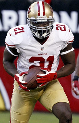 Frank Gore leads all active players with 677 rushing yards on Monday nights. (AP)