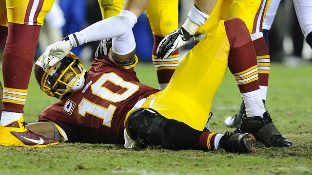 Robert Griffin III has been through a lot since tearing up his knee Jan 6. (USATSI)