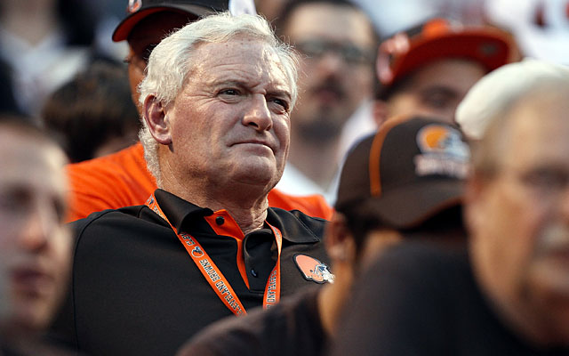 Jimmy Haslam has owned the Browns for a year after holding a minority stake in the rival Steelers. (Getty Images)