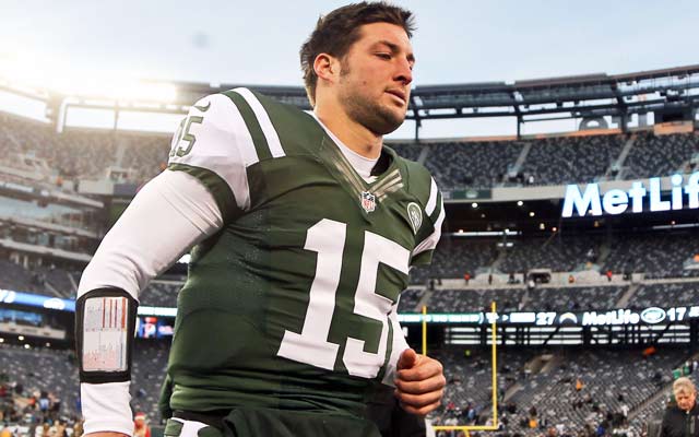 Tim Tebow's future in the NFL is up in the air after he is cut by the Jets. (USATSI)