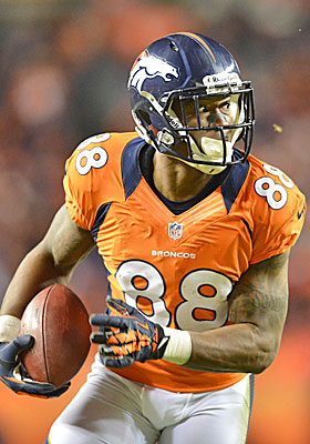 Demaryius Thomas has benefited from Peyton Manning's precise passing. (USATSI)