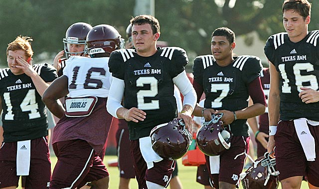 The undersized Manziel (2) still has lots to prove to pro scouts. (USATSI)