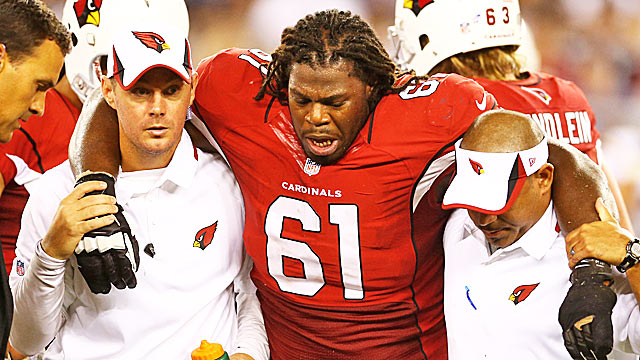 Former No. 1 pick Jonathan Cooper returns from an early injury in 2013 to boost the Cardinals. (USATSI)