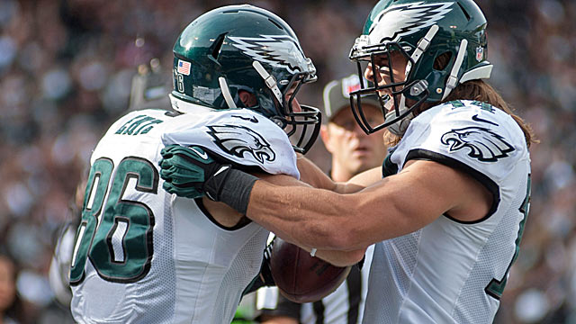 Tight end Zach Ertz could become an impact receiver in Philly's fast offense. (USATSI)