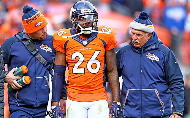 Broncos safety Stewart (knee) expects to play