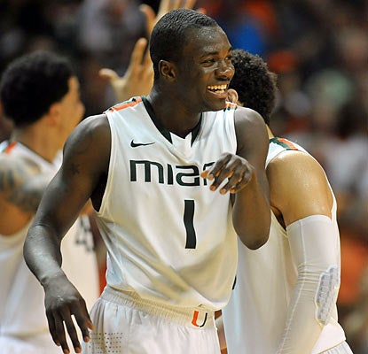 Durand Scott and the Canes set a school record for ACC victories in a season (10) with eight conference games still to go. (US Presswire)