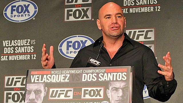 UFC President Dana White is used to strong-arming his foes, but can he beat the feds? (Getty Images)