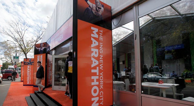 An estimated 47,000 people had been expected to run in the New York City Marathon. (AP)