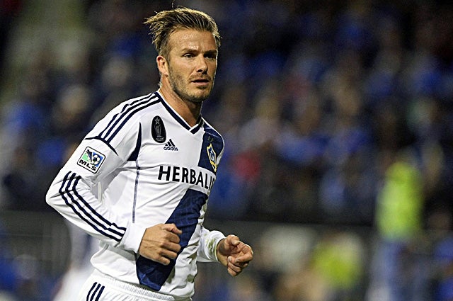 After six years in Los Angeles, Beckham says the MLS Cup will be his final game with the Galaxy. (US Presswire)