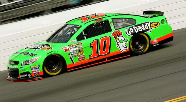 Danica Patrick, shooting for the Daytona pole, goes 196.220 mph Saturday. (US Presswire)