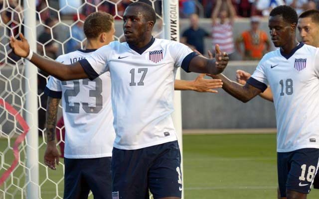 Jozy Altidore has the Americans closing in on a berth in next year's World Cup. (USATSI)