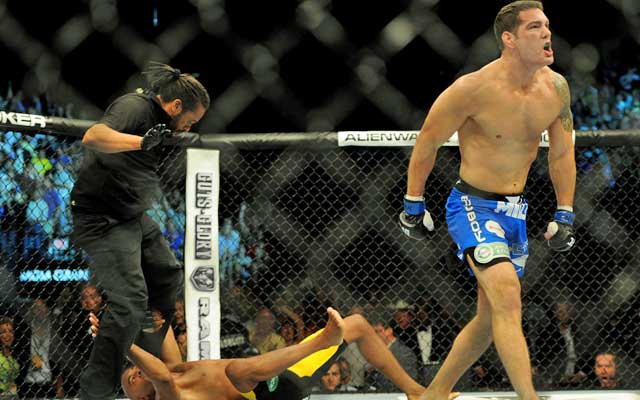 Chris Weidman improves to 10-0 while ending Anderson Silva's nearly 7-year run as middleweight champ. (USATSI)
