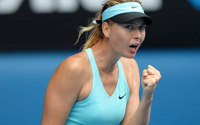 Maria Sharapova ousts Frenchwoman Alize Cornet and advances to the fourth round. (Getty Images)