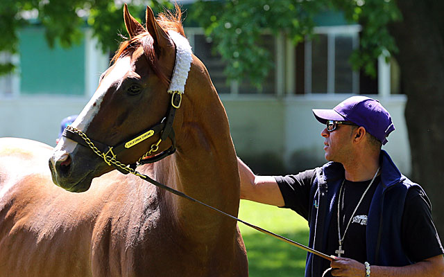California Chrome is a win away from horse racing's Triple Crown.  (USATSI)