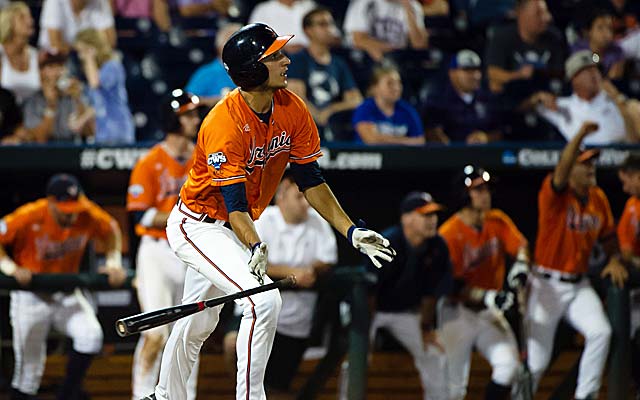 Daniel Pinero's sac-fly ends one of the longest games in College World Series history. (USATSI)