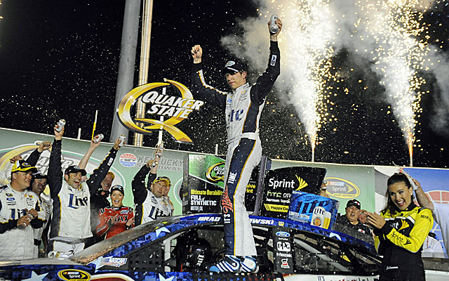 Brad Keselowski leads 199 of 267 laps to win at Kentucky Speedway. (USATSI)