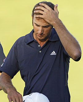 Dustin Johnson has only himself to blame for the final-round PGA Championship mishap. (AP)