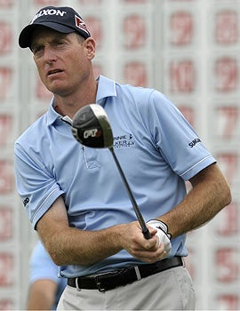 'I'm kicking myself,' says Jim Furyk after being late for his pro-am tee time. (AP)