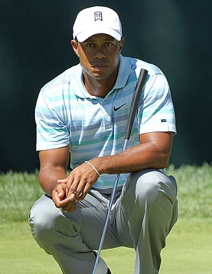 'A good weekend, you play around here and post good numbers, you'll move up the board,' Tiger Woods says. (Getty Images)