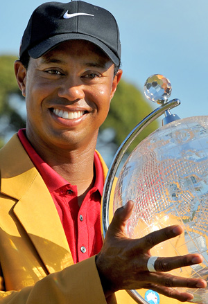 The last time Tiger Woods struck a winning pose was more than 53 weeks ago. (Getty Images)