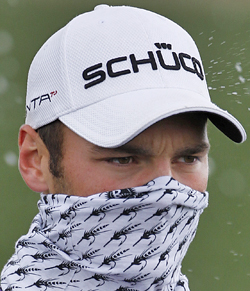 Martin Kaymer had a bandit look going at the Match Play final. (AP)
