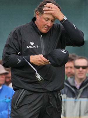 Phil Mickelson's brilliant career has also had a number of these moments. (Getty Images)