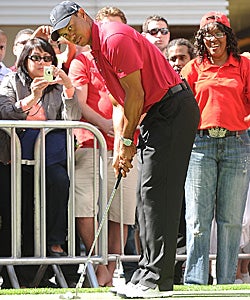 Tiger: 'I'm really looking forward to going down to Australia and playing because now I have that feeling of playing again ...' (Getty Images)