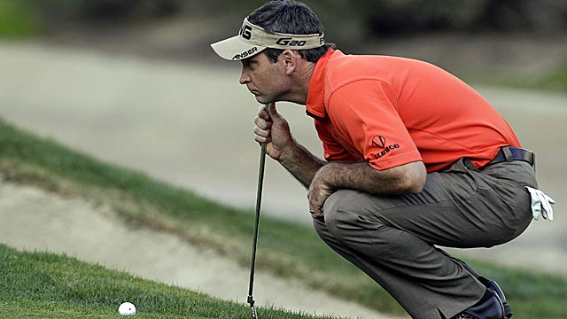 Mark Wilson's 62 isn't even the lowest round of the day, as Ryan Moore comes in with a 61. (AP)
