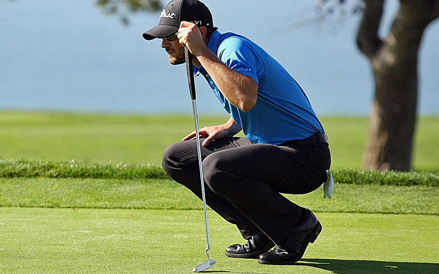 Kyle Stanley makes up for a double bogey with four birdies on the front nine. (US Presswire)