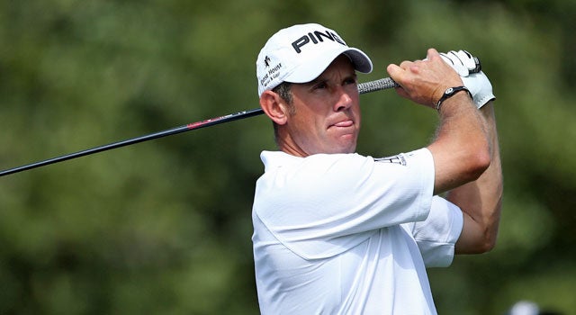 For the first time, Lee Westwood leads after an opening round at a major. (Getty Images)