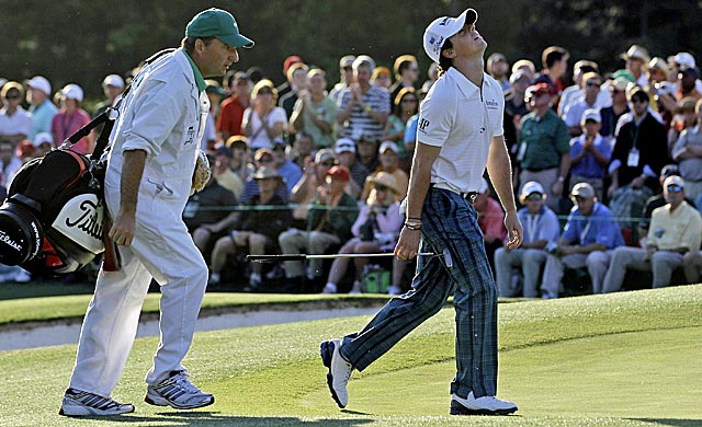 Rory McIlroy stays on top despite more Masters misadventures. (AP)