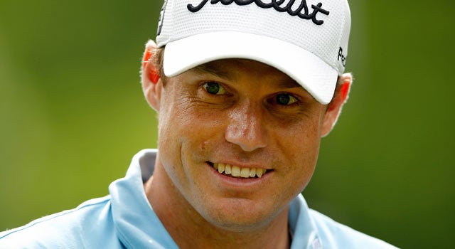 Nick Watney forgets his struggles this year on his way to the top at Quail Hollow. (Getty Images)