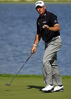 Among the best at hitting fairways and greens, Westwood may have an edge at Olympic Club. (Getty Images)