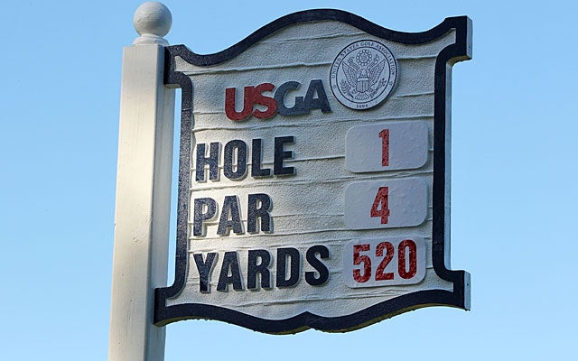 That's right -- the first hole at Olympic, formerly a par 5, is now a par-4, 520-yard test. (Getty Images)