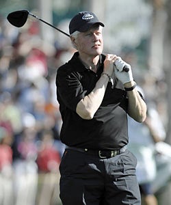Bill Clinton began playing golf as a child and his love for the game continues even after his presidency. (Getty Images)
