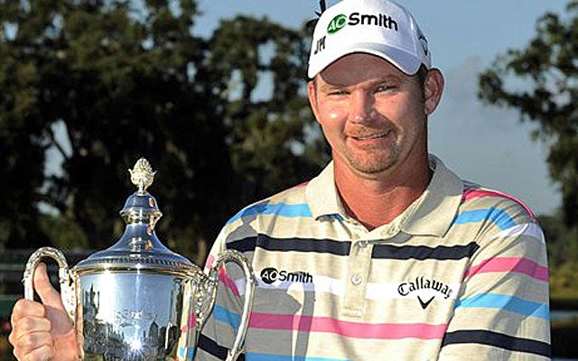 Tommy Gainey made seven straight 3s on his way to a 29 on the back nine. (AP)