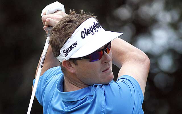 Charlie Beljan tees off on the ninth hole Saturday in Lake Buena Vista, Fla. (AP)