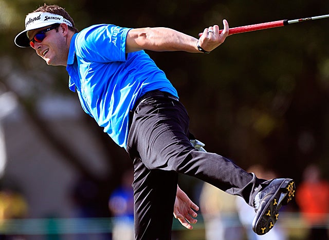 Finishing with a bogey on Sunday, Beljan wraps up with a two-shot win at Disney. (Getty Images)