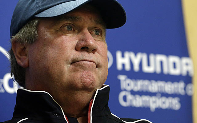 PGA VP of rules and competition Slugger White announced the scratched round Friday. (AP)