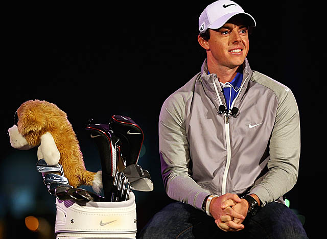 In Abu Dhabi for this week's tournament, McIlroy is unveiled as the new face of Nike. (Getty Images)