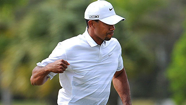 Tiger Woods is 39-2 when he has the outright lead going into the final round on the PGA Tour. (Getty Images)