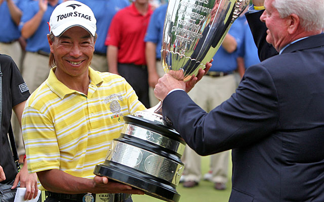 Koki Idoki shoots a 6-under 65 in the final round to win in his first try at the Senior PGA Championship. (USATSI)