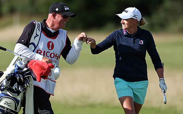 Stacy Lewis continues her dominance at St. Andrews, this time to win the Women's British Open. (Getty Images)
