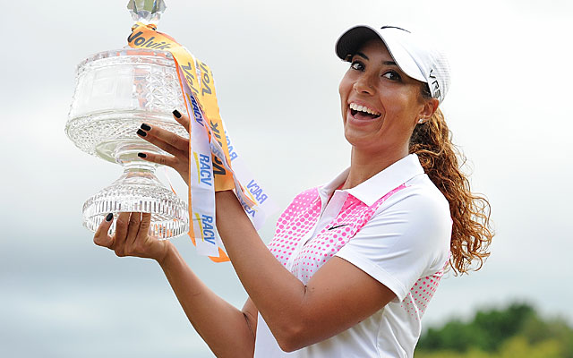 Cheyenne Woods lives up to the famous name, clinching her victory with a birdie at the 18th. (Getty Images)