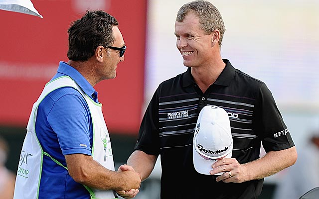 John Senden endures an up-and-down finish -- three birdies and three bogeys in the final seven holes. (Getty Images)
