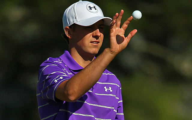 Jordan Spieth is two shots off the lead. (Getty Images)